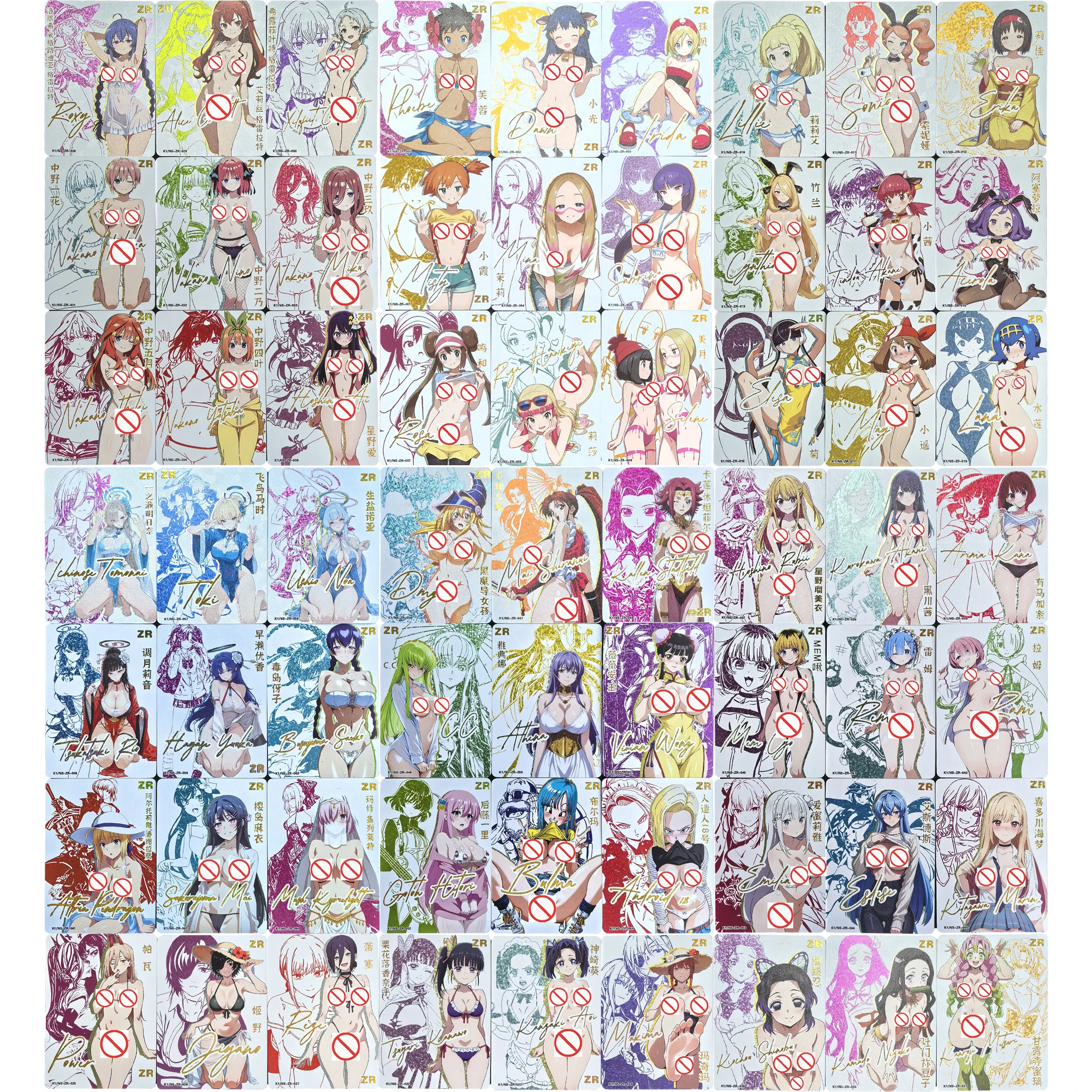 لتقوم بها بنفسك 63 قطعة/المجموعة PTCG المدرب ليلي سينثيا بولما ماي شيرانوي ZR توقيع الذهب الساخن فلاش بطاقة أنيمي جمع بطاقات لعبة هدية