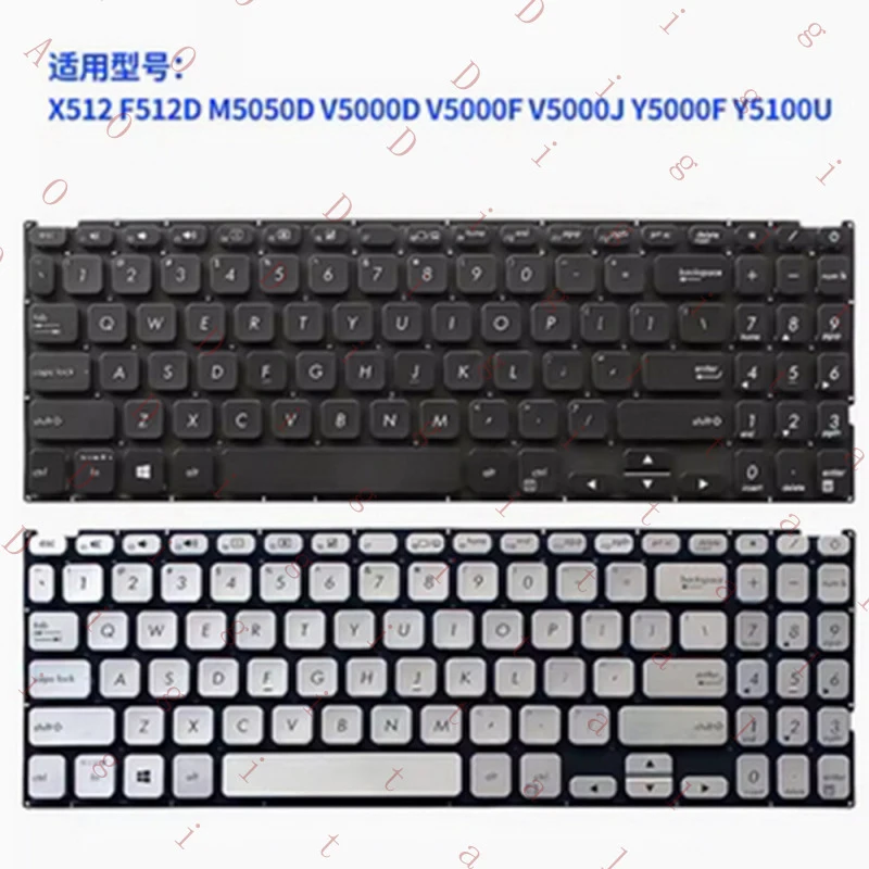 WW For ASUS X512 F512D Y5100U M5050D Y5000F V5000F D V5000J Laptop Backlit Keyboard