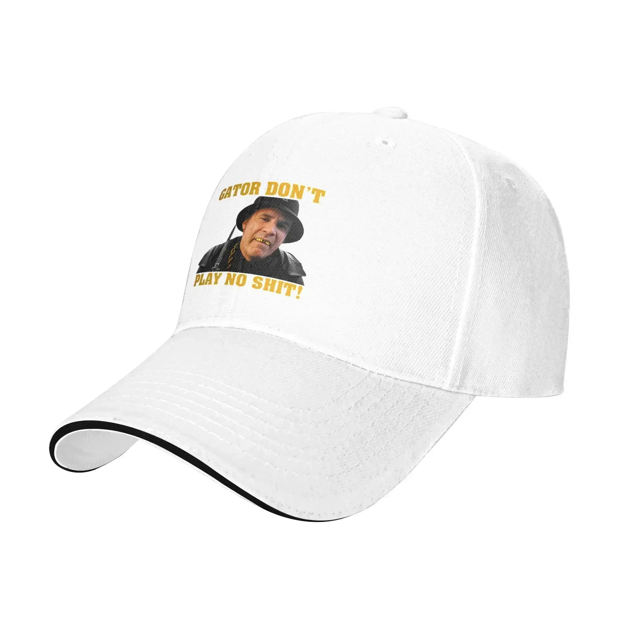 Gator Don't Play No Shit! Cap Fashion Casual Baseball Caps Adjustable Hat Hip Hop Summer Unisex Baseball Hats Customizable