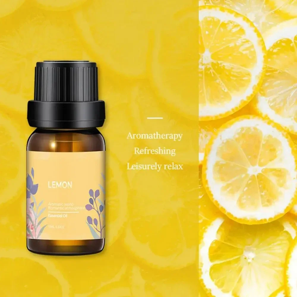 Juego de aceites aromáticos florales, aceite aromático, 6 uds., aceite aromático relajante con 6 aromas únicos, colección de aceites florales, salvia de citronela