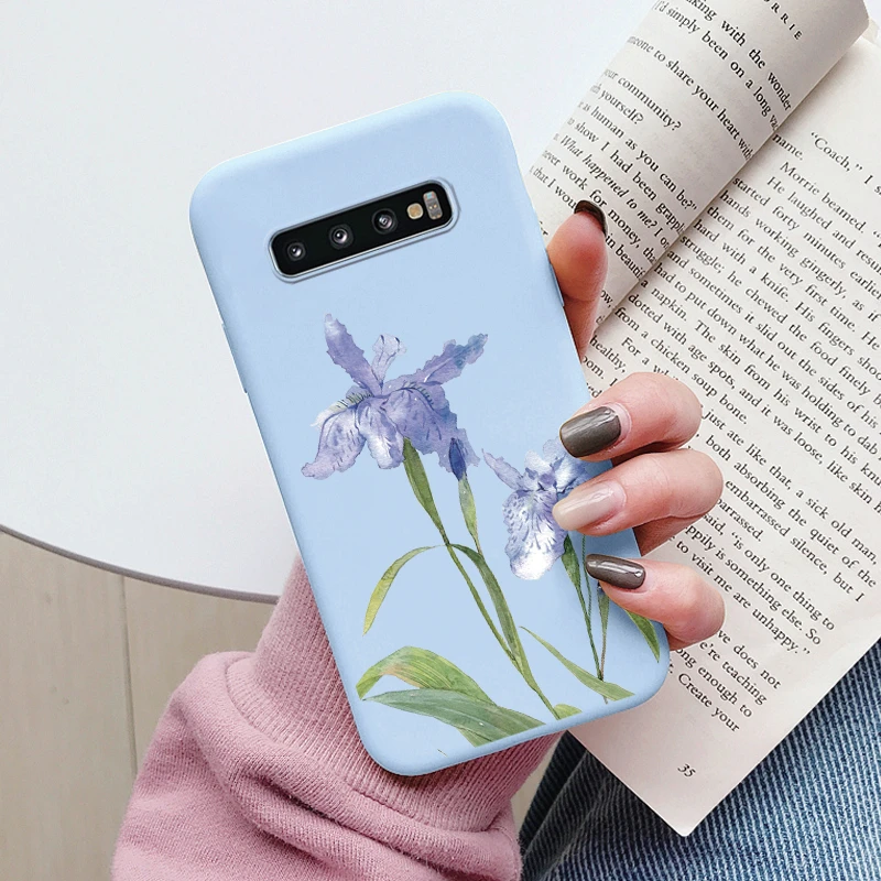 Fall Für Samsung Galaxy S10 S10 Plus S10E Telefon Abdeckung Nette Cartoon Candy Gemalt Weiche TPU Coque Für Samsung S10 s10 + S10E Funda – Detail 33