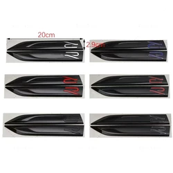 1pcs ABS The new R blade leaf plate logo is suitable for Volkswagen Golf 78golf touyue body side logo decoration car sticker