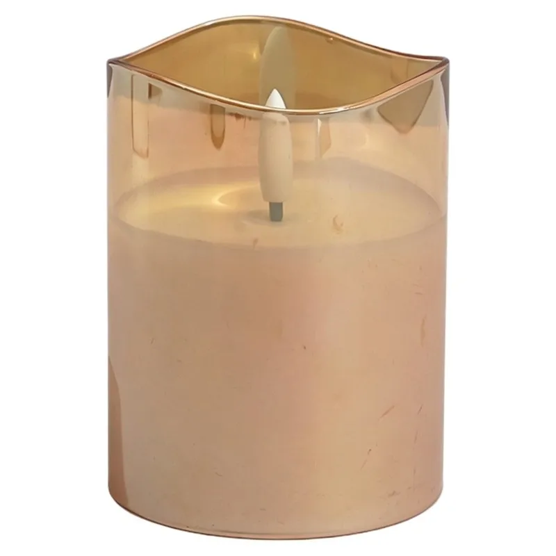 YANA50I Battery Powered Clear Led Electronic Candles Light Flameless Flickering Lamp For Wedding Party Christmas Decor