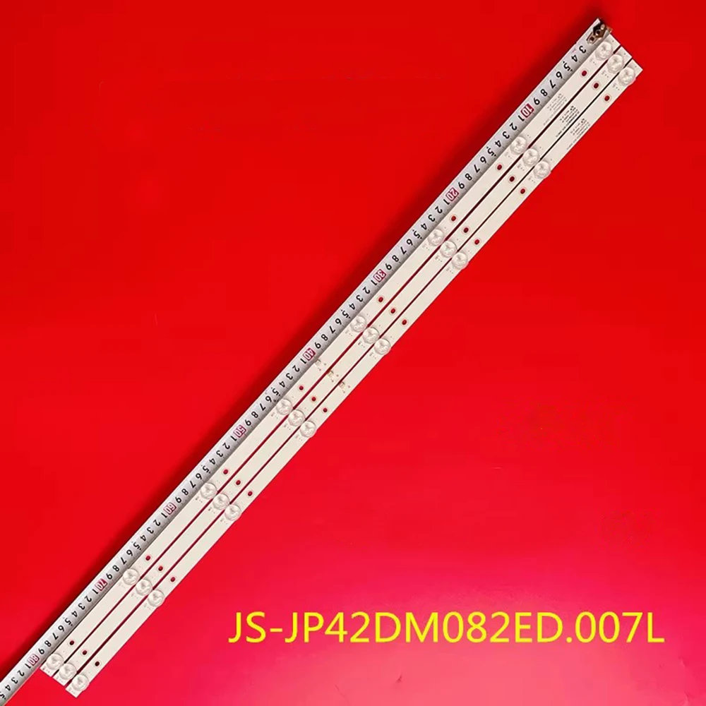 3/15pcs LED Backlight TV Repair Parts JS-JP42DM082ED.007L R72-42D04-010 SW-LED42BB200 TV Accessories 42\'\' 8led 6V 808m