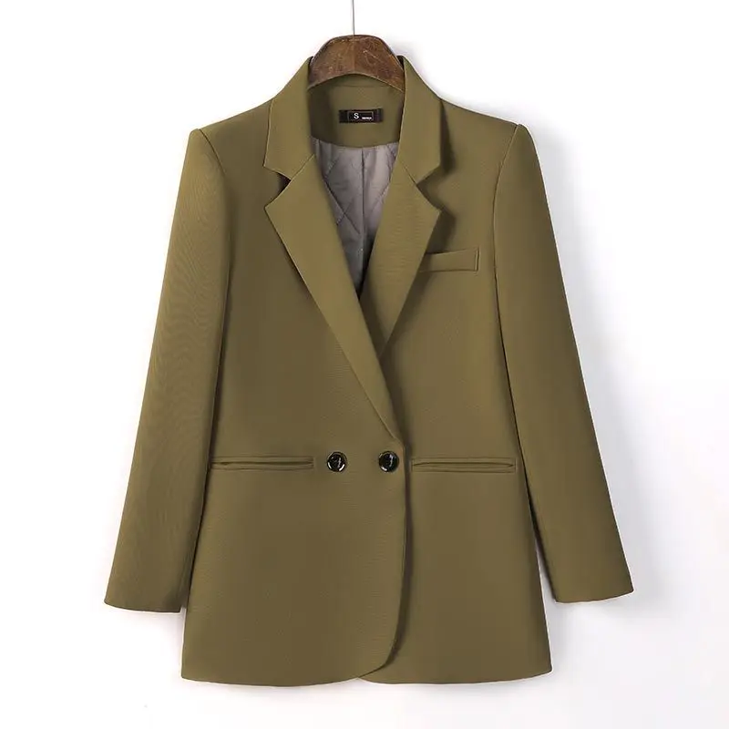 

Blazer Women Autumn Winter Jacket 2026 New Ladies Loose Formal Jacket Coat for Work Wear Office Suit Jacket Female Outerwear