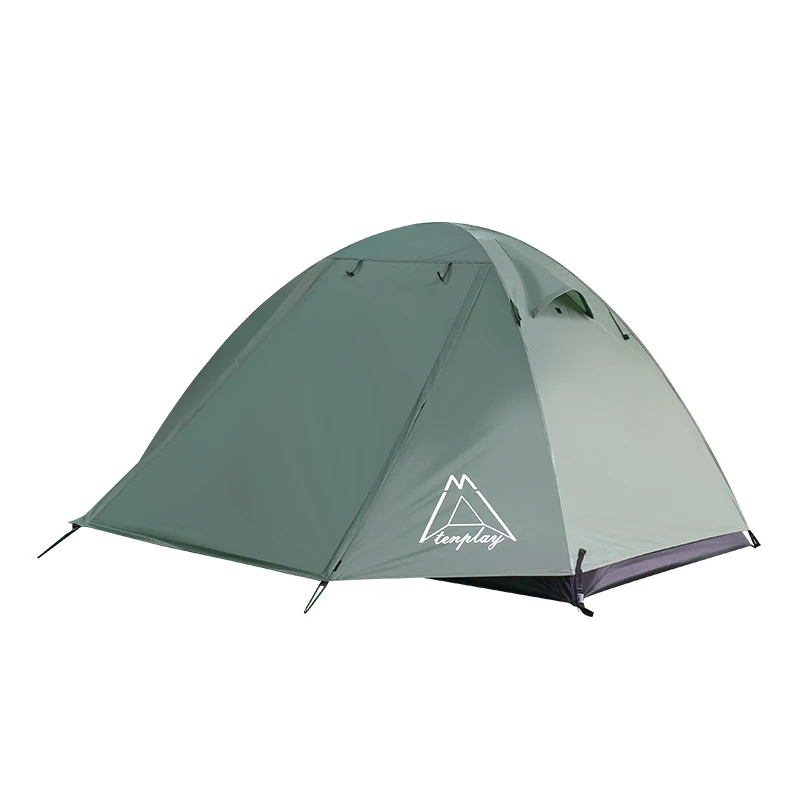 

1-2 Person Lightweight Double Tent 210T Polyester for Outdoor Camping and Hiking with Aluminum Pole