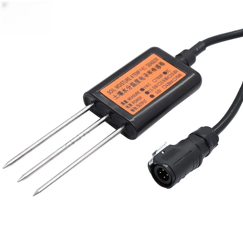MEC10 Humidity Sensor for Soil Moisture EC & Temperature 0-2V/4-20mA/RS485/MEC-10/EC10/MS20 Modbus