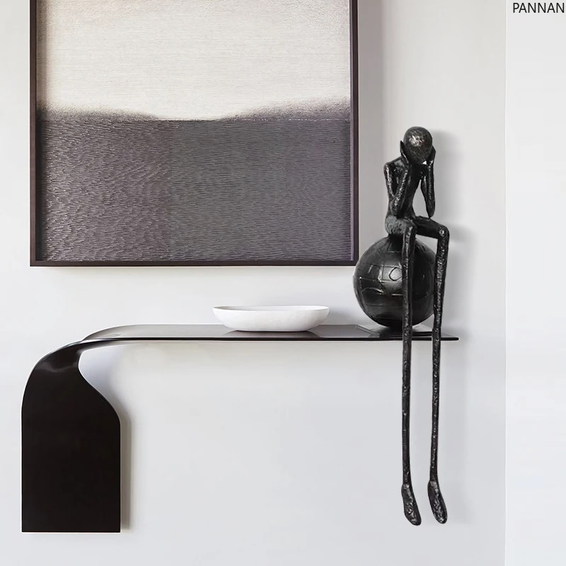 الشكل الديكور الشرفة المتخصصة النحت الإنسان الحرف اليدوية غرفة المعيشة مكتب أمامي خزانة الجلوس زخرفة #4