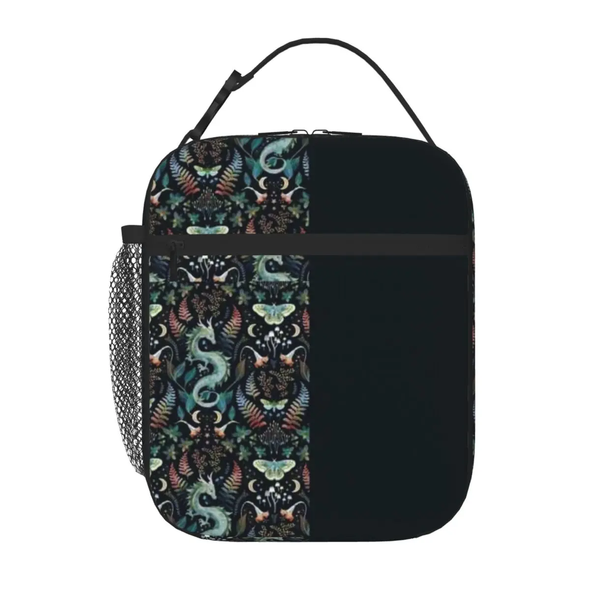 Bestselling Mystic Woodland Dragon Autumn Sporty Meal Bag Beach Outing Food Cooler Bag
