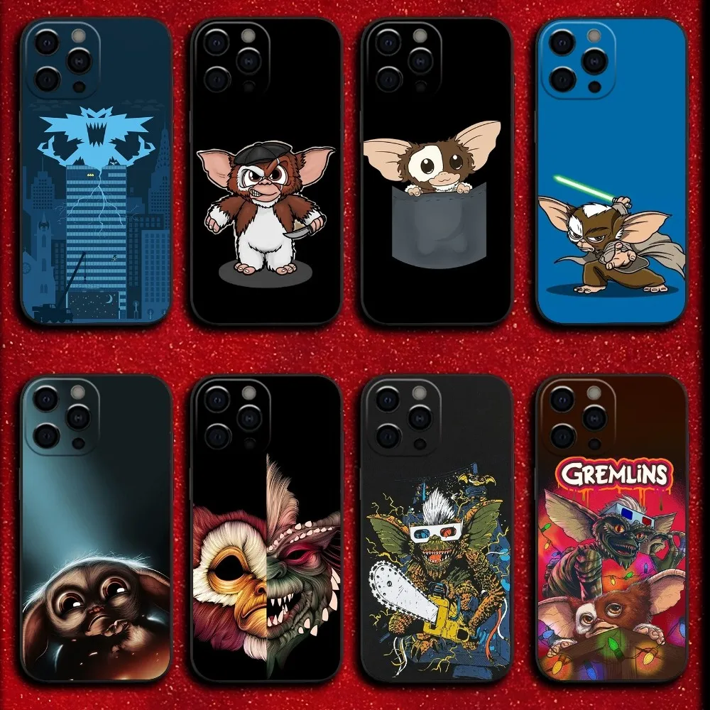 G-Gremlins Gizmo Phone Case For iPhone 16,15,14,13,12,11,Pro,X,XS,Max,XR,Plus,Mini Soft Black Cover