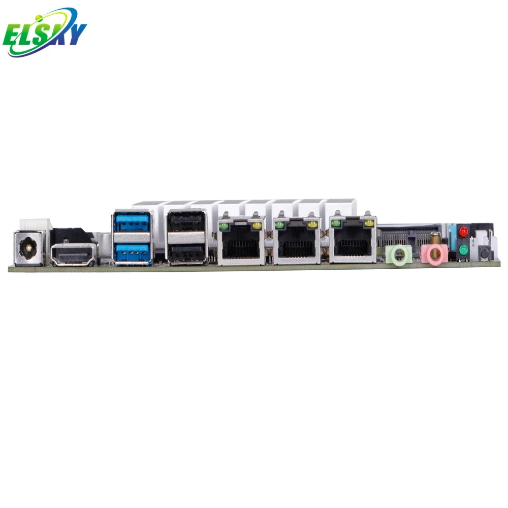 رائجة البيع ELSKY ثنائي النوى J1800 J1900 J2900 CPU 4 LAN PfSense Unix الالتفافية شبكة الأمن اللوحة الأم