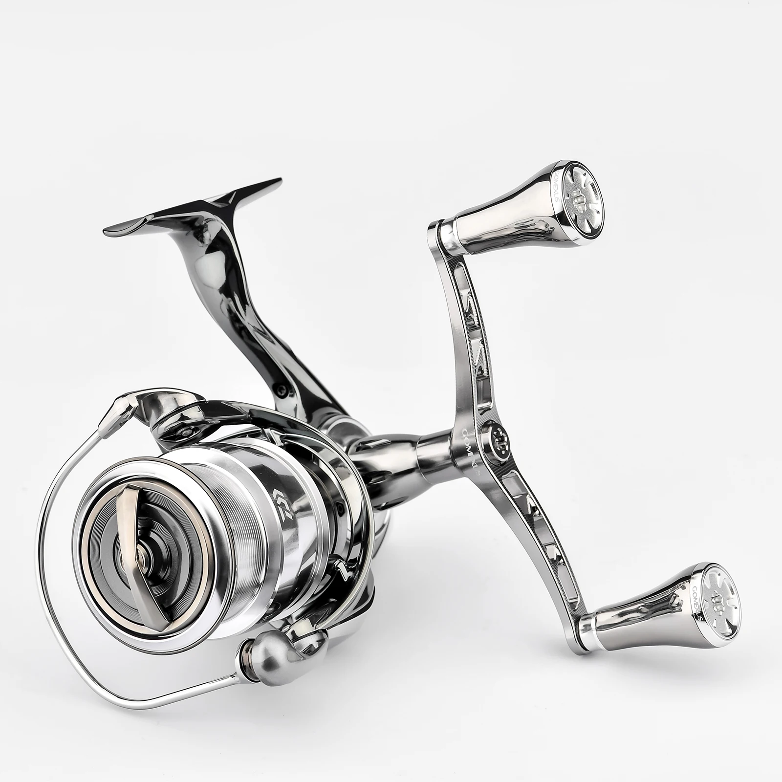 Gomexus Metal Double Handle Eging For Daiwa Spinning Reel Handle Exist Certate Morethan Luvias 98mm Tunning Handle Reel Stand