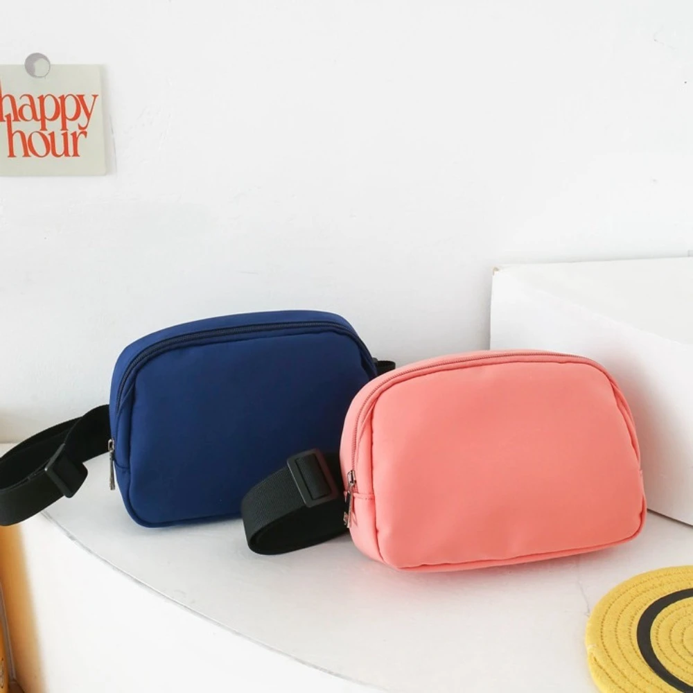 

Mini Nylon Crossbody Chest Bag Portable Waterproof Single Shoulder Bag Phone Pouch Small Purse Bum Fanny Pack Unisex