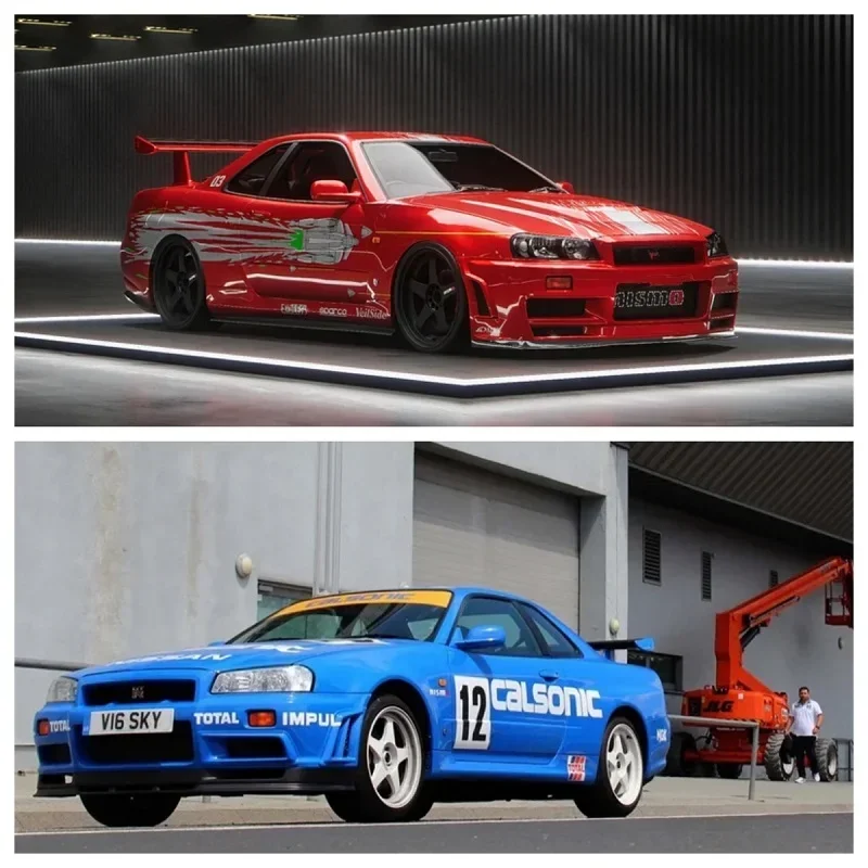 

Fast Speed FS 1/64 Skyline GT-R Mk5 R34 Fast & Furious Simulation Alloy Model Cars