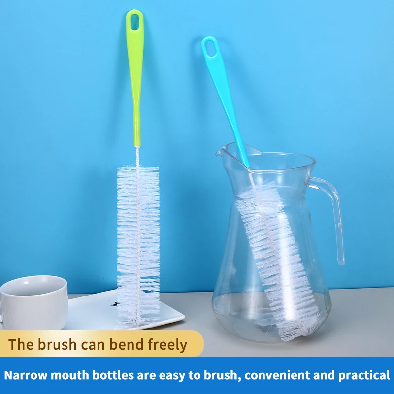 Washing Wine Beer Sport Well Thermos Glass And Long Narrow Neck Sport Bottles Cleaning ToolsLong Bottle Brush Cleaner