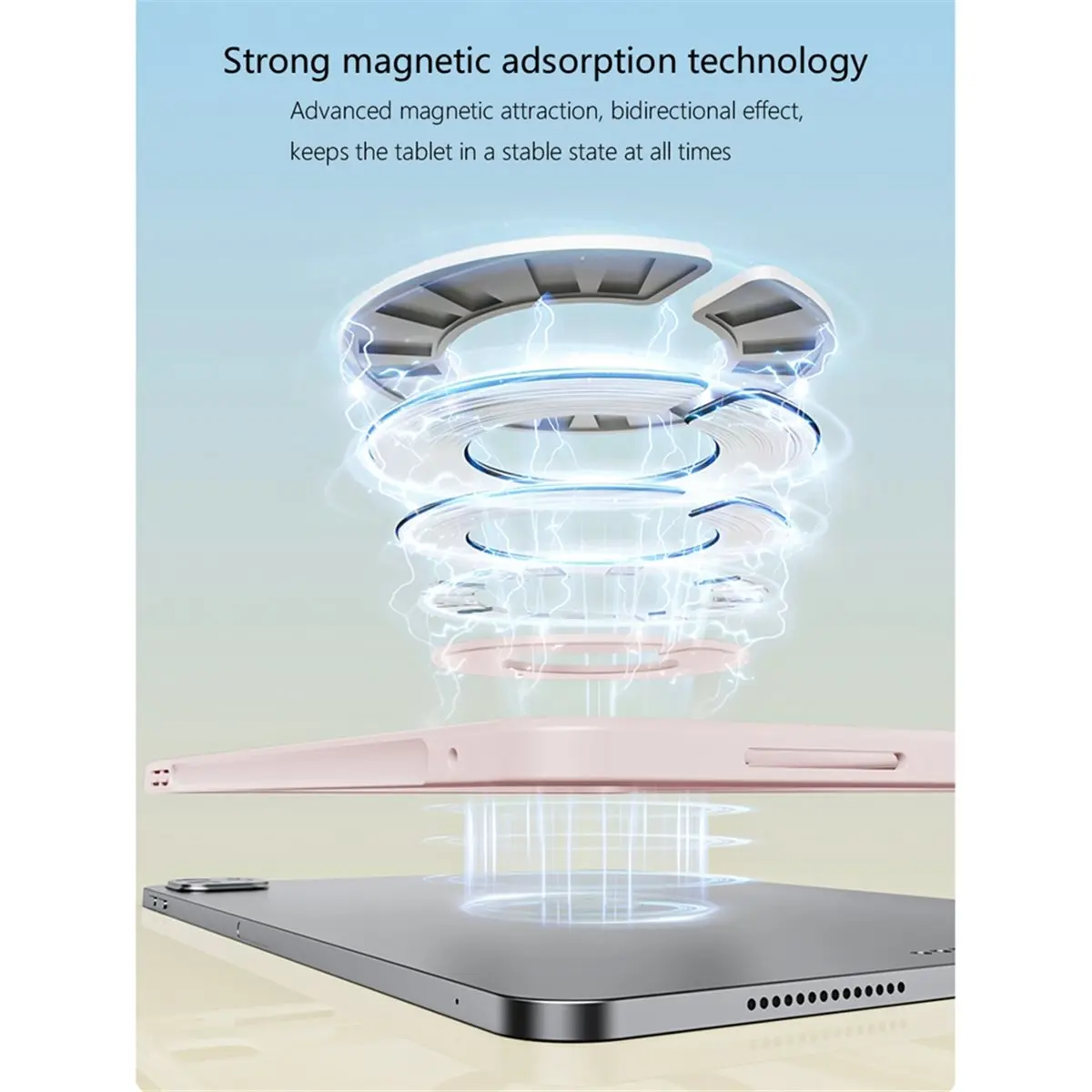 HOUSEHOLD*GOOD For Pro 13 11inch Case M5 Powerful Magnetic Attachment Slim Trifold Stand Case 11inch