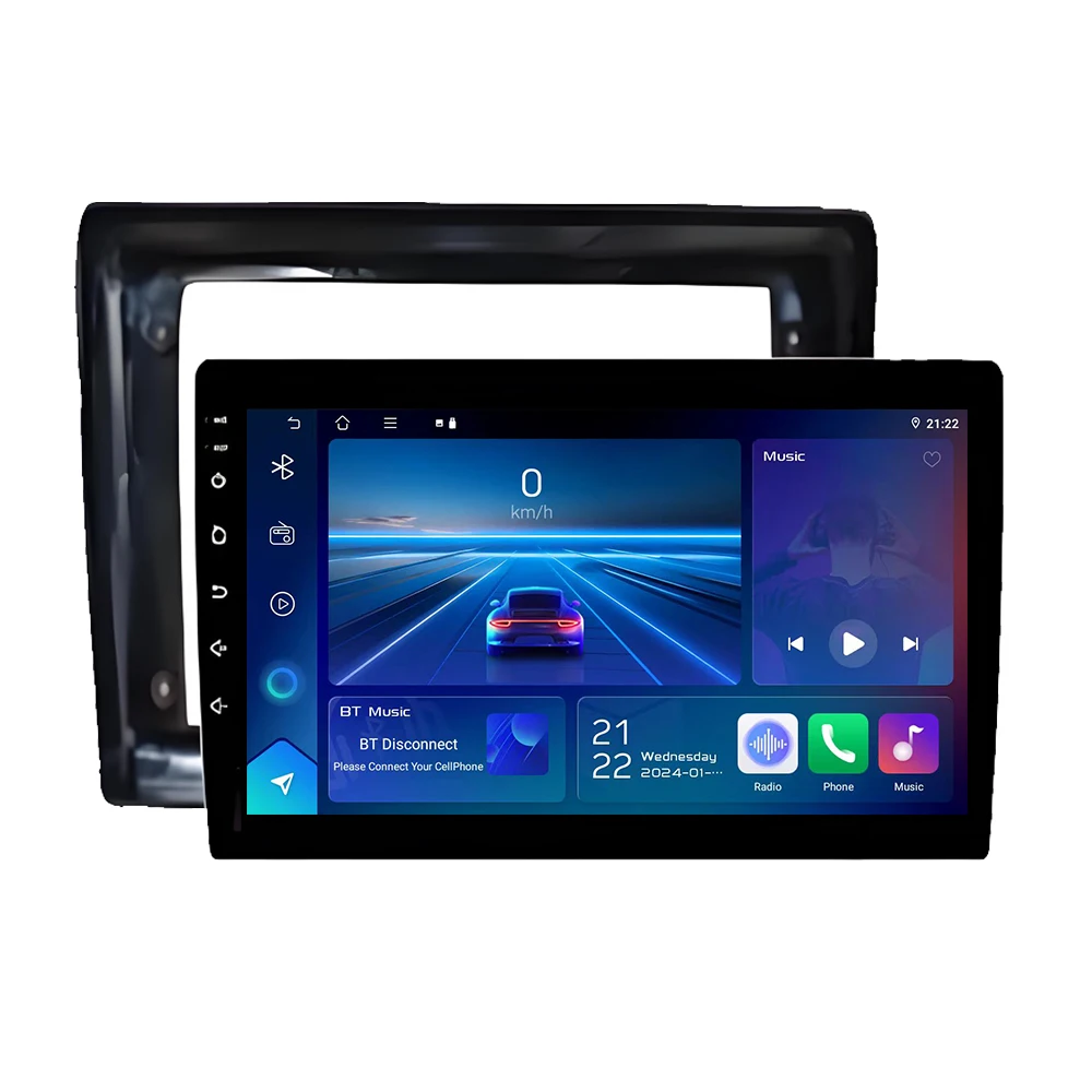 GPS Navigation No 2din For Toyota Avensis Verso Ipsum 2001 - 2009 QLED Screen Dash Multimedia Player Wifi No 2din DVD Head Unit