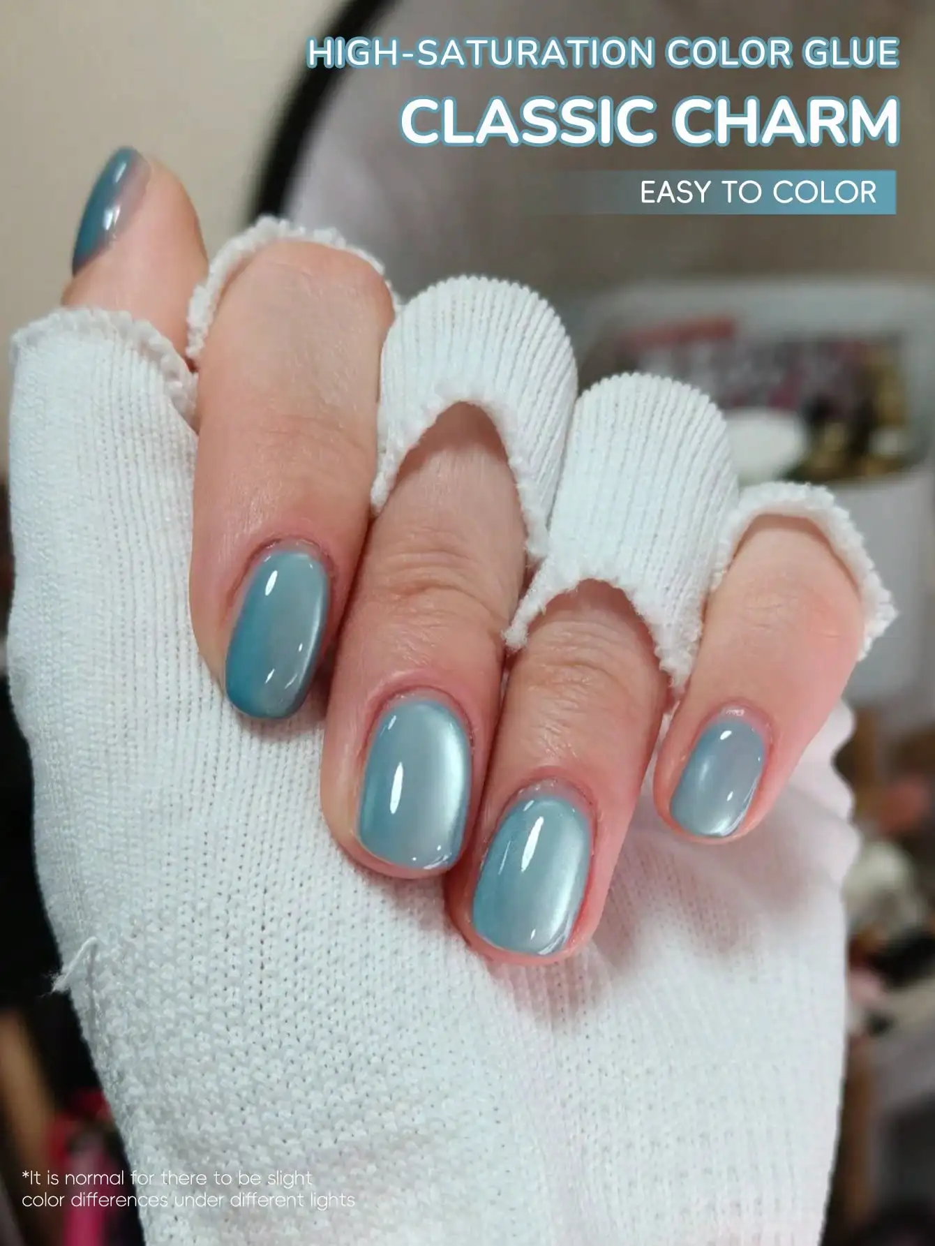 XEIJAYI 1 szt. Lakier Hybrydowy Aurora Cat Eye, Lakier Żelowy UV LED z Efektem Magnetycznym, Usuwany Soak Off. Długotrwały, błyszczący wykończenie z efektem połysku