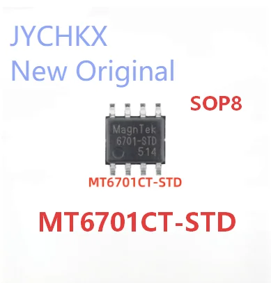 5-10/PCS MT6701CT-STD MT6701CT-STD-R SOP8 Original High-speed magnetic encoder chip In Stock