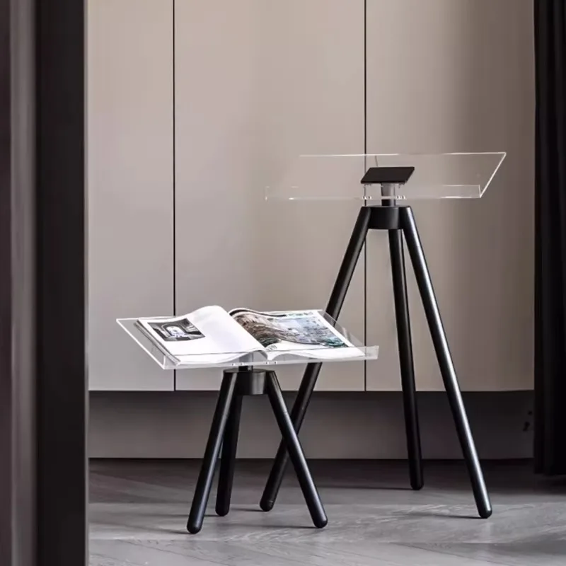 Living Room Floor Reading Stand, Sofa Side Display Rack, Modern Book Holder for Magazine Catalog, Sample Room Home Decor