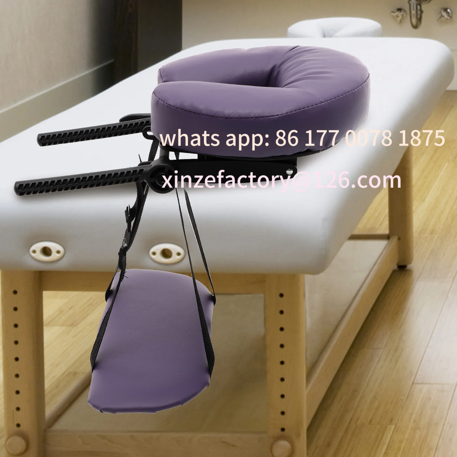 Customizable Bed Massage Headrest Pu Pvc Sponge Pillow Cushion U-shaped Massage