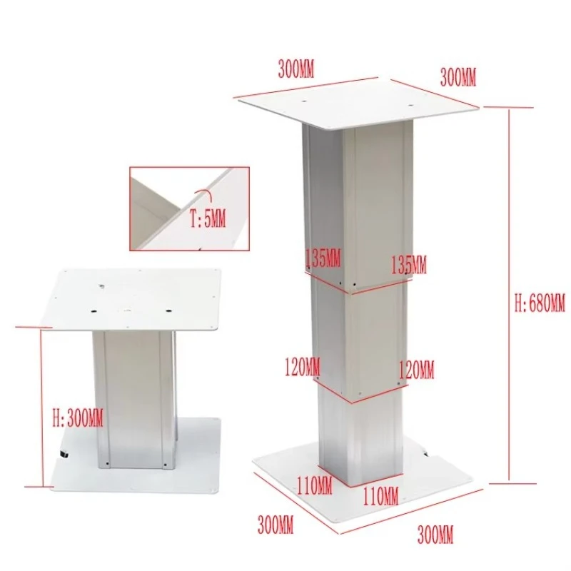 Electric furniture hardware, lifting coffee table aluminum mechanism