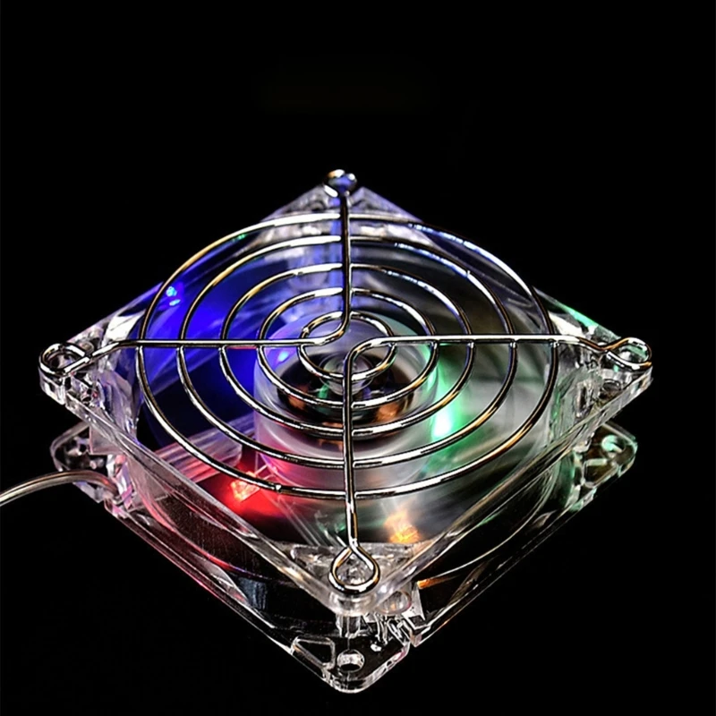 พัดลมระบายความร้อนสำหรับสัตว์เลี้ยงอะคริลิคแบบพกพา USB Dropship