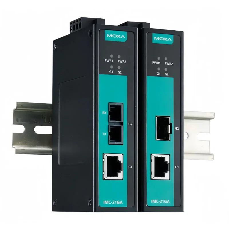 IMC-21GA Gigabit photoelectric converter, adjustable photoelectric converter, fiber optic transceiver MOXA IMC-21GA-LX-SC