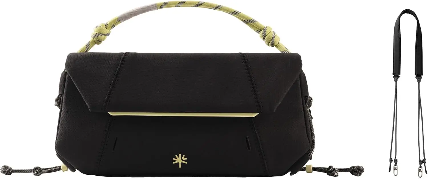 

OneGo Pocket Sling for DJI Osmo Pocket 3, Splashproof Carry Case with Detachable Strap, 3-Layer Black Bag