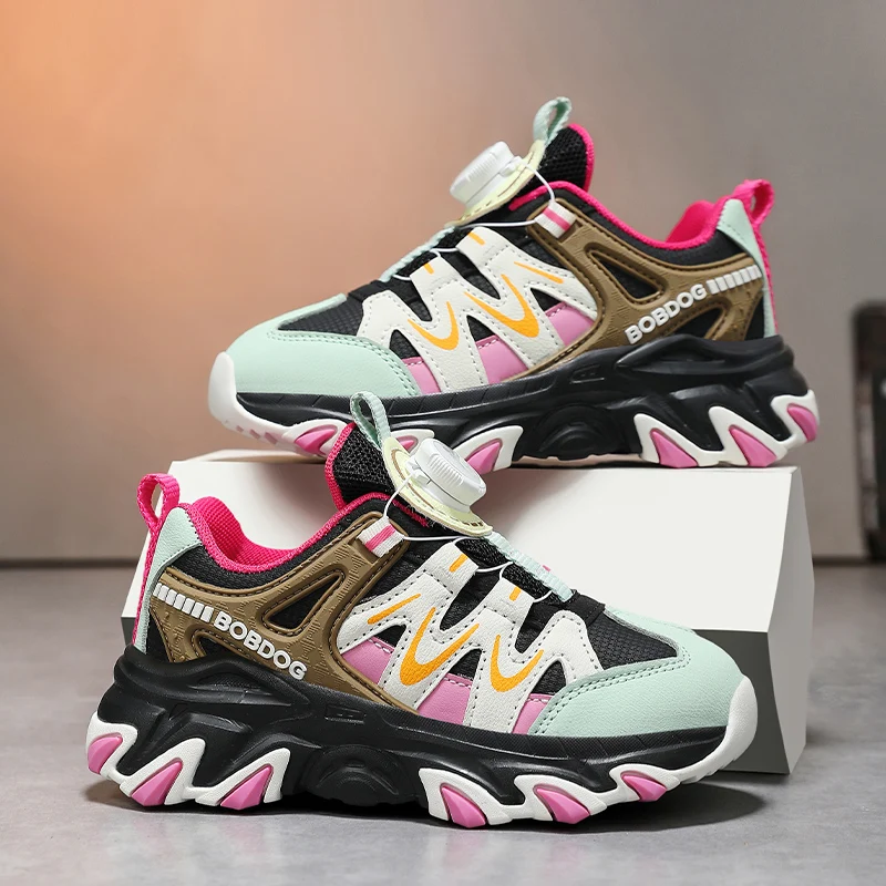 Autumn Winter New Fashion Children's Running Sneakers Comfort Platform Sports Shoes Trainers Girls Outdoor Sneakers Size 31-40