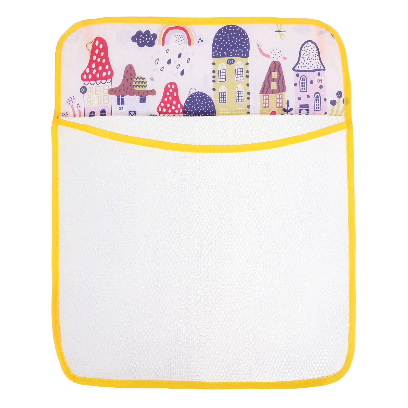 Children Bathroom Bathtub Mesh Storage Bag Cartoon Prints Multifunctional Hanging Organizer for Storing Bath Balls Towels Nets