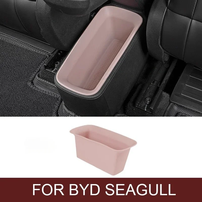 Car Rear Storage Box For BYD Seagull Interior Storage Box Garbage Bin Storage Box Auto Automotive Interior Car Accessories