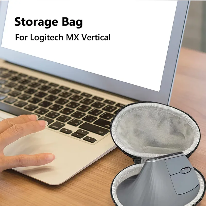 EVA Hard Mouse Case for Logitech MX Vertical/Lift Vertical Mice Storage Bags Travel Carrying Mouse Protective Cover Zipper Pouch