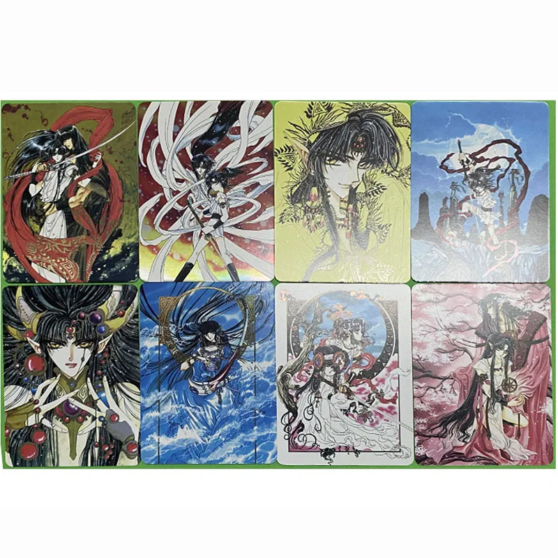 

8pcs/set Seiden RG Veda Ashura Yaksha Sumo DIY self-made Color Flash Card Anime Game Collection Card Gift Toy 63*88m