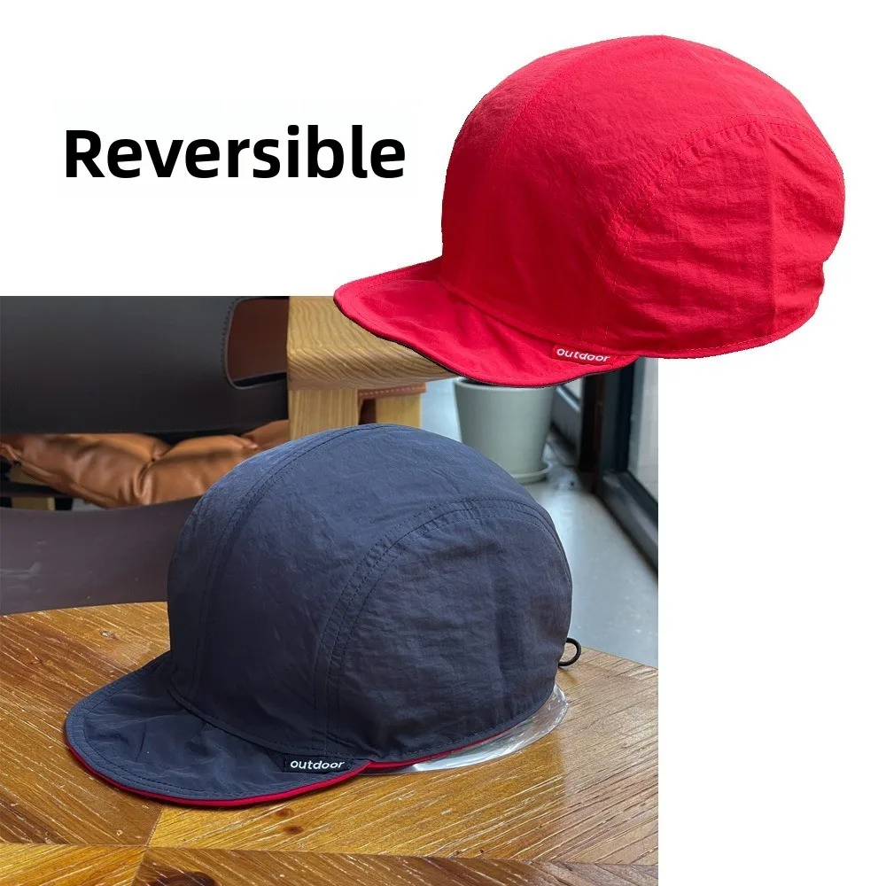 New Double-sided Baseball Cap Quick-drying Mountain Style Leisure Sun Hat Breathable Soft Thin Brim Sunscreen Hat Unisex