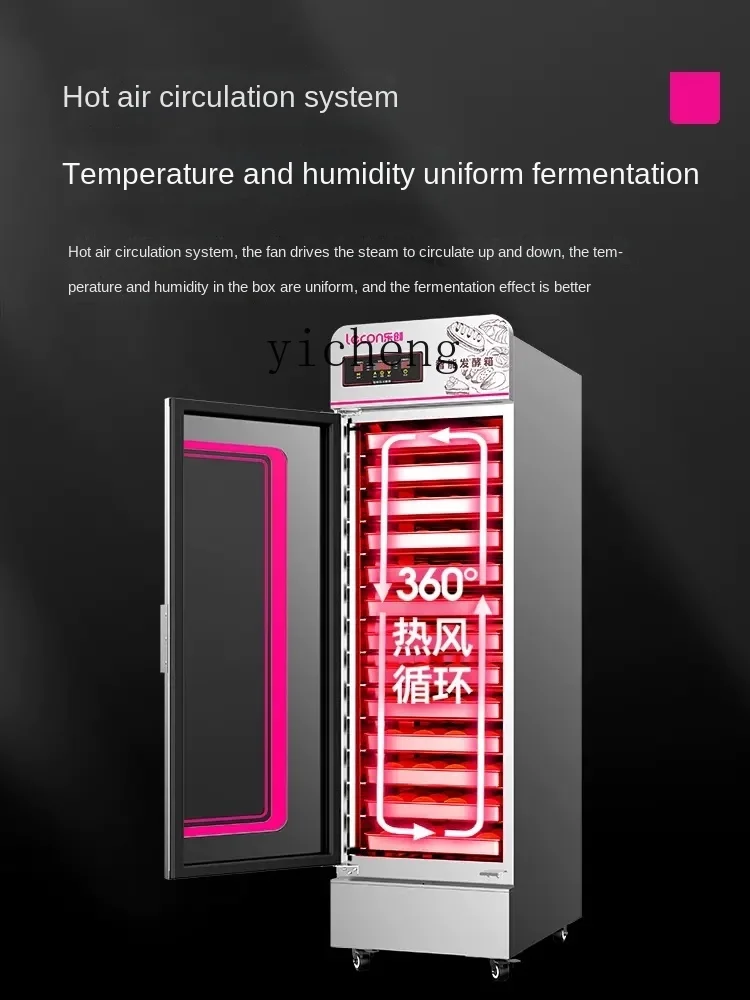 Tqh Fermentation Machine Commercial Baking Bread Steamed Bread Fermentation Cabinet Stainless Steel Large Capacity