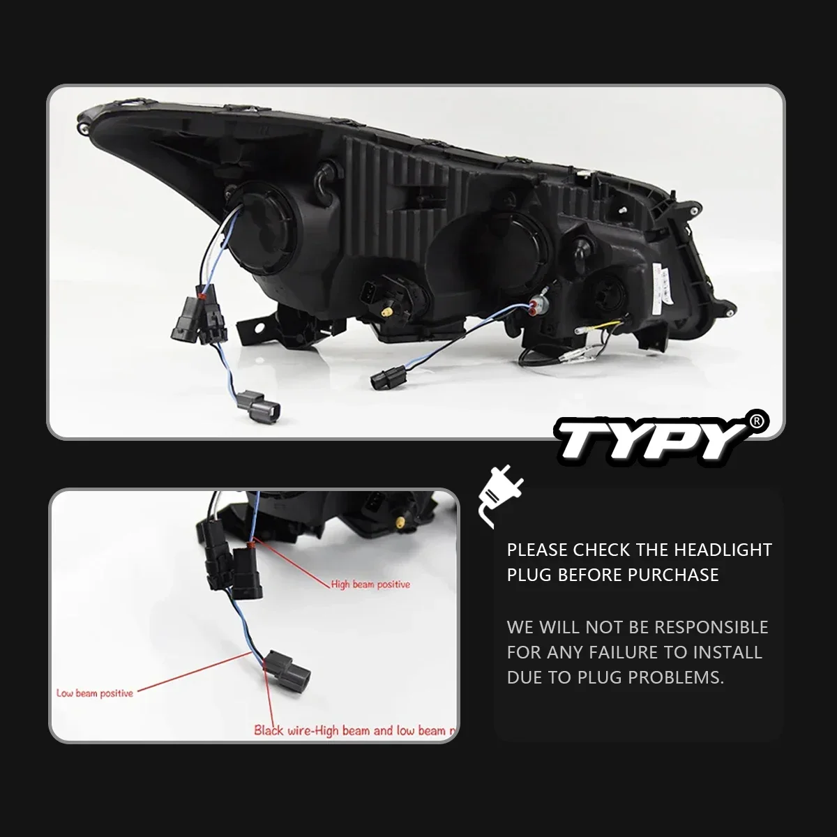 

Автомобильная фара TYPY для Honda Accord 8th 2008-2012, обновление, модифицированная для нового DRL, динамический указатель поворота, светодиодная фара, автоаксессуары