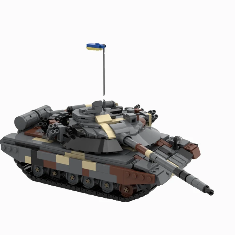 MOC-157653 Military Toy Series Ukrainian Tank Building Blocks Toy Model Children Educational Assembly Toy Boys Kids Adult Gifts