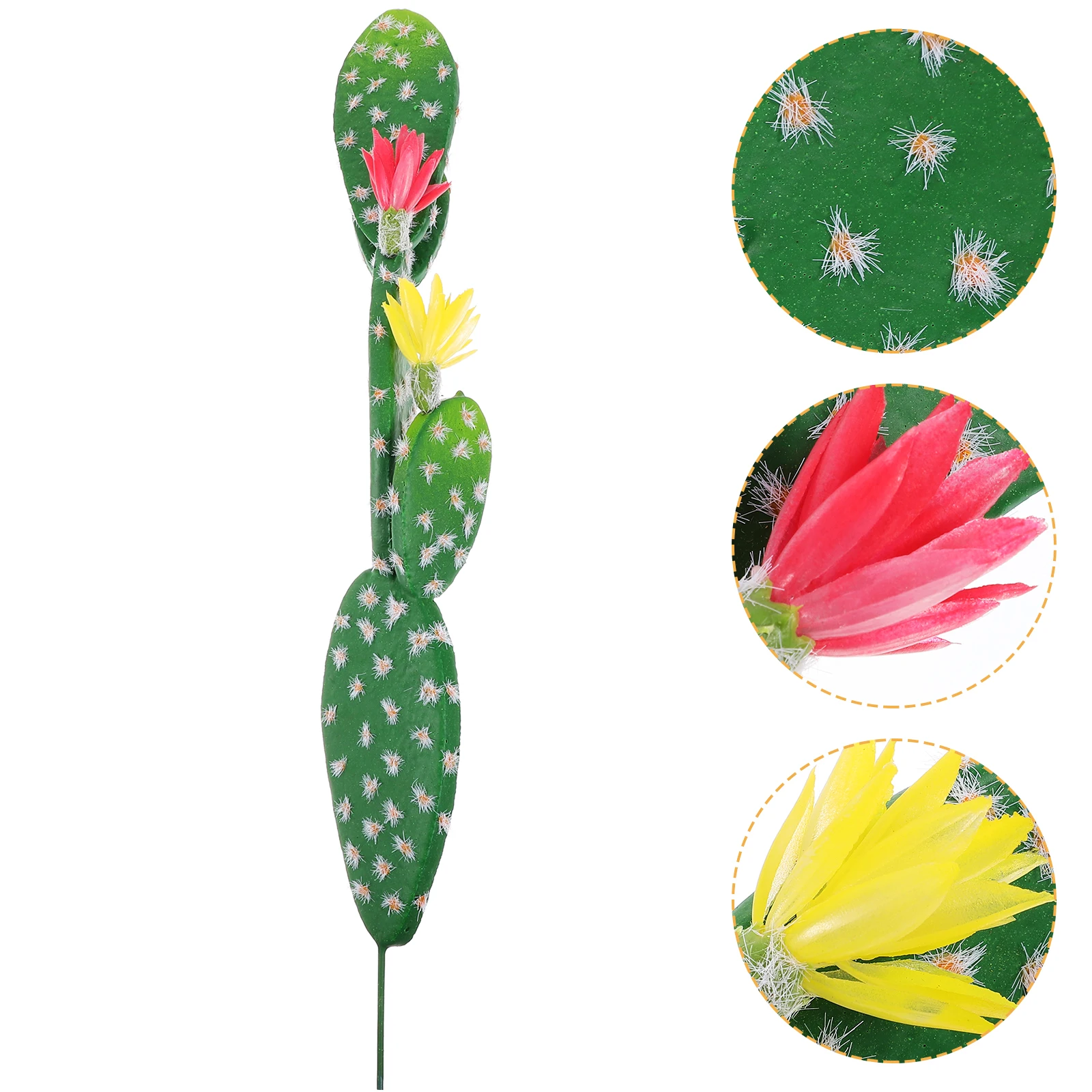 

Simulated Cactus Artificial Cacti Pick Green Tabletop Decor Living Space Enhancer Faux Cactus