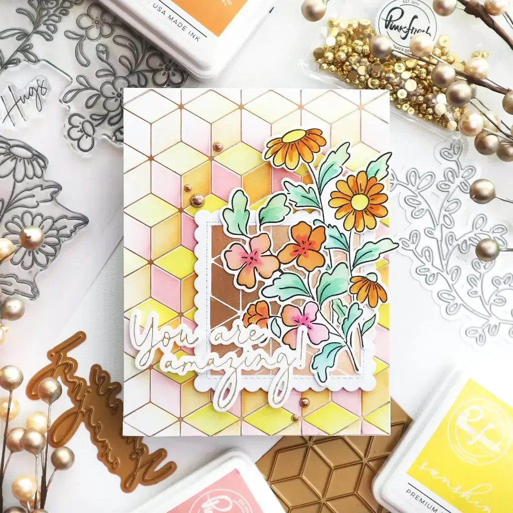 HOT SALE Cutting Dies Scrapbook Hexagons and cubes Diary Decoration Embossing Template DIY Greeting Card Handmade 2025