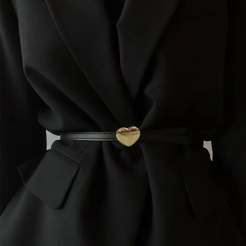 New cross-border e-commerce Amazon best-selling women's irregular heart-shaped buckle European and American style belt