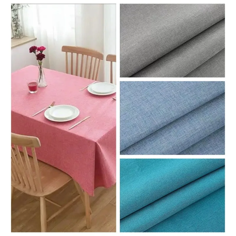 

Плотная хлопково-льняная ткань для обивки мебели, на метр, для скатертей, штор, сумок, наволочек, для рукоделия, шитья, высокоплотная однотонная ткань для диванов