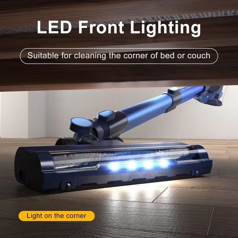 PRETTYCARE P3 Updated Stick Lightweight Bagless Hotel Use HEPA Filter Cyclone Technology Household Cordless Vacuum Cleaner view 6
