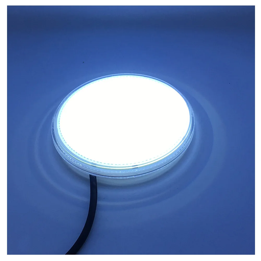 Luz de piscina RGB de 18W, 24W, 30W, 35W, 42W, foco subacuático de 12V, reemplazo de bombilla PAR56, IP68, a prueba de agua, blanco frío y cálido