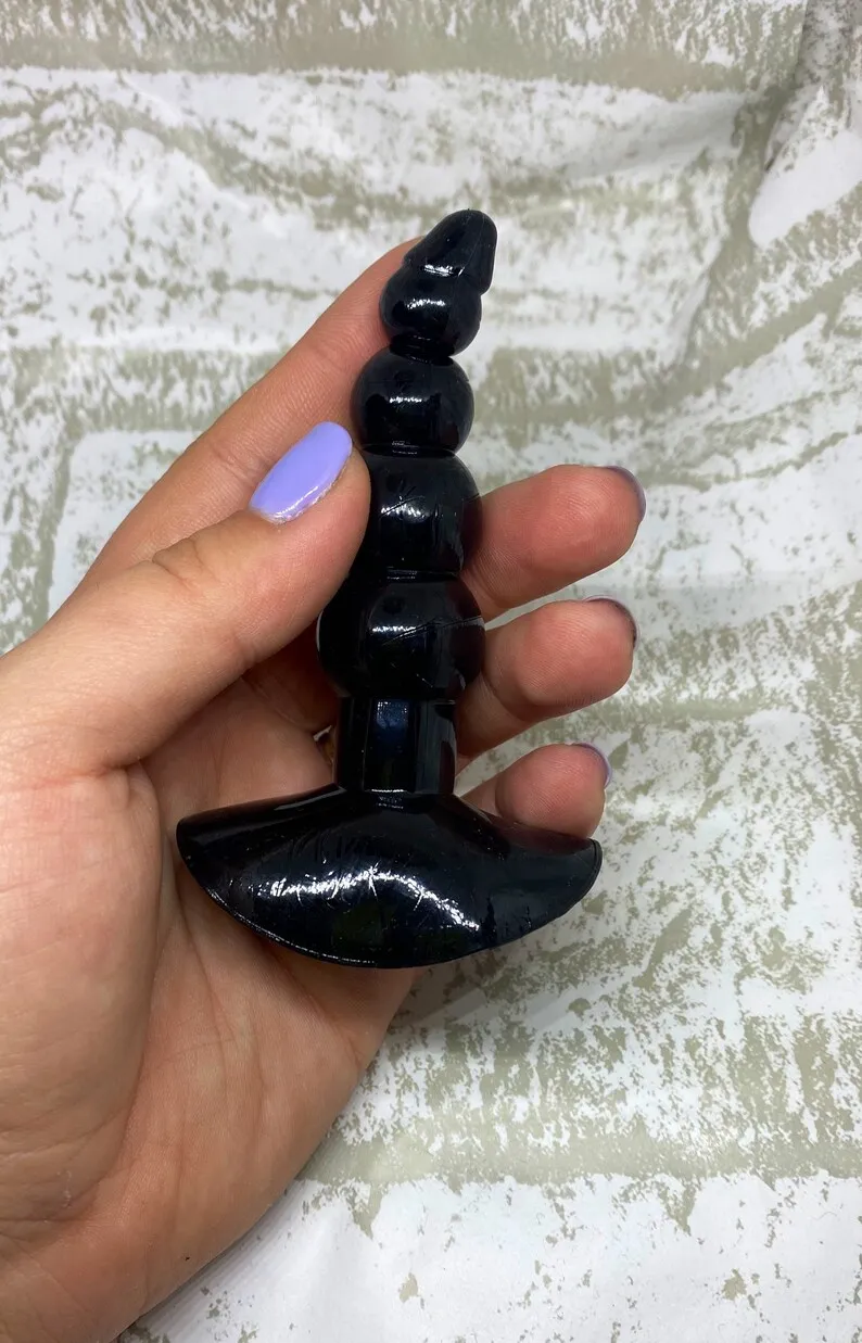 Mini Jelly ANAL BEADS, Butt Plug, Anal Plug, Jelly Beads, Anal Dildo, Bdsm Toy, Sex Toy, Mature Toy, 4 Colors Available