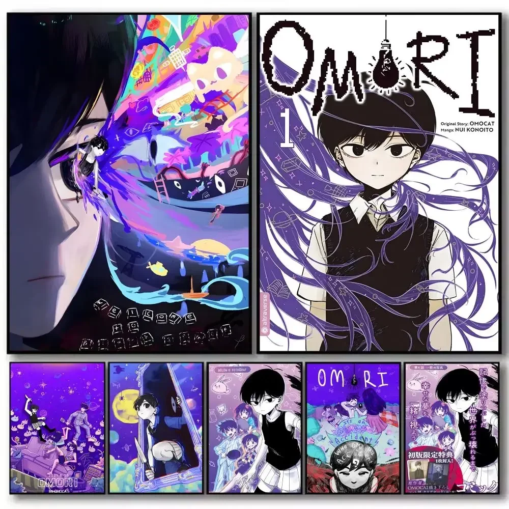 Game Omori Poster High-definition  poster stickers, suitable for bedroom, living room, home decoration