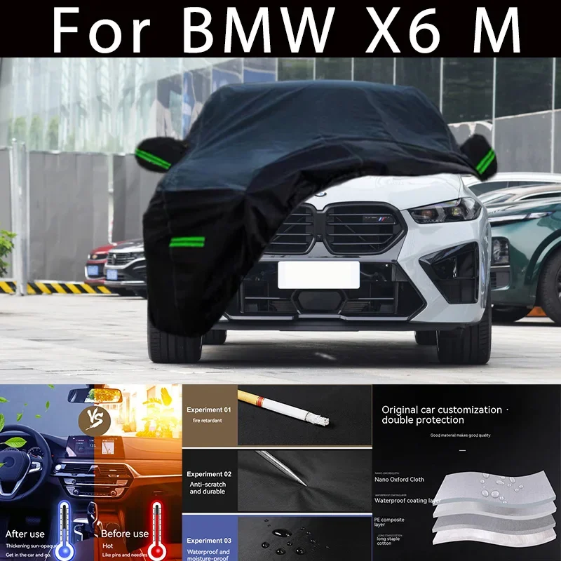 

For BMW X6 M Outdoor Protection Full Car Covers Snow Cover Sunshade Waterproof Dustproof Exterior Car accessories