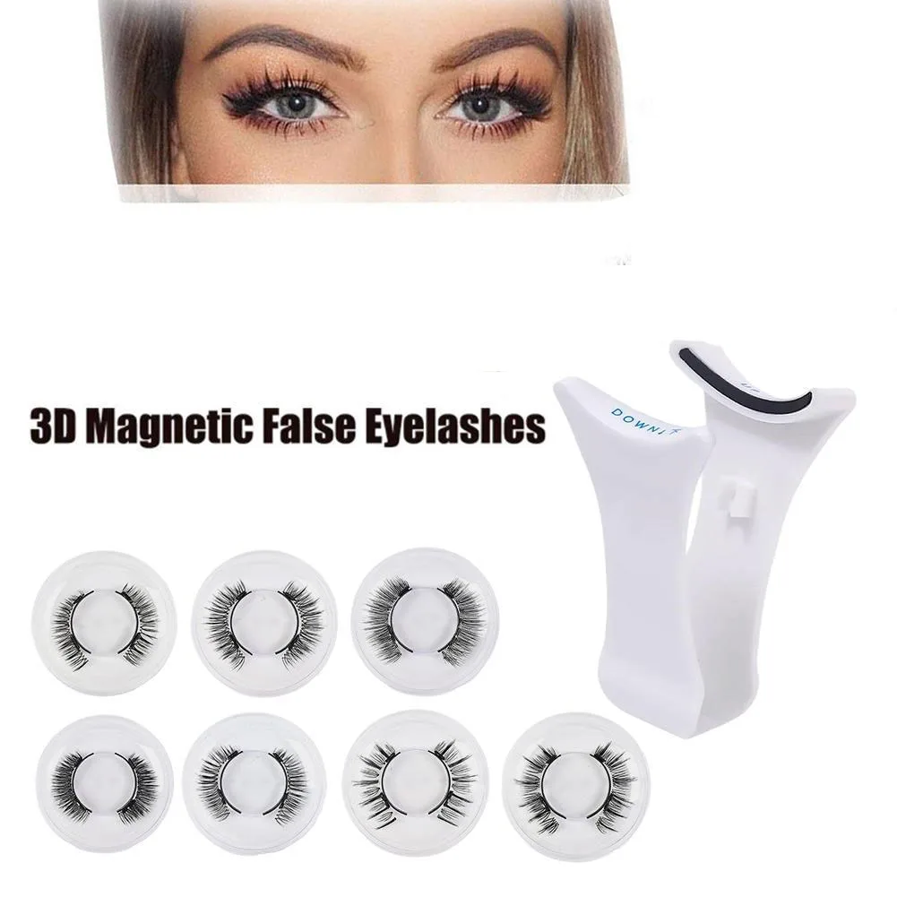 Magnetic Eyelashes Magnetic Lashes with Applicator Soft Magnetic Eyelashes Natural Look No Need Glue Easy to Wear and Remove