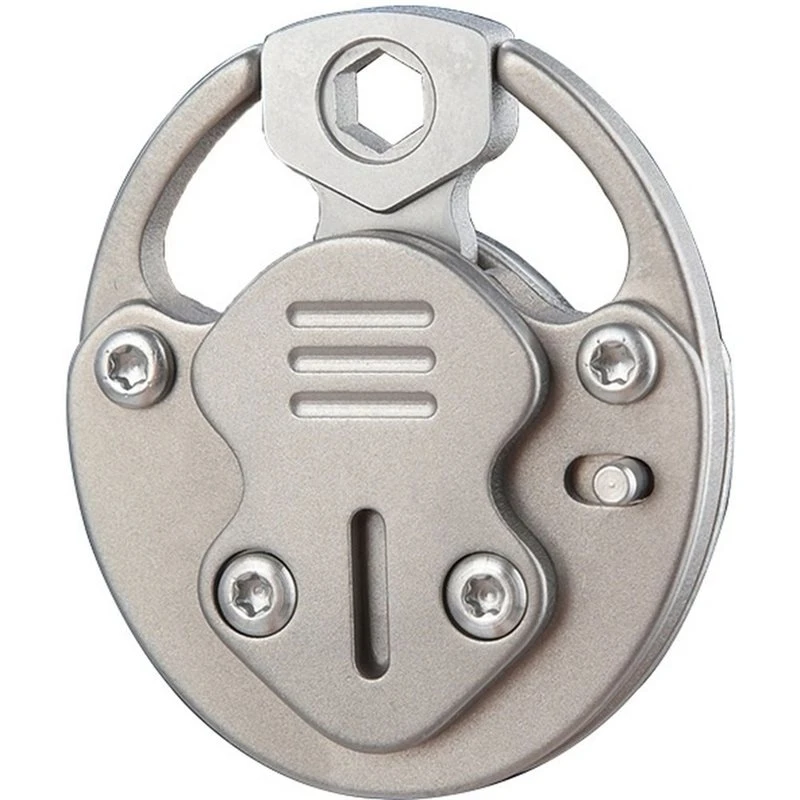 USER FRIENDLY-Portable Titanium Alloy Mechanical Lock Flat Screwdriver
