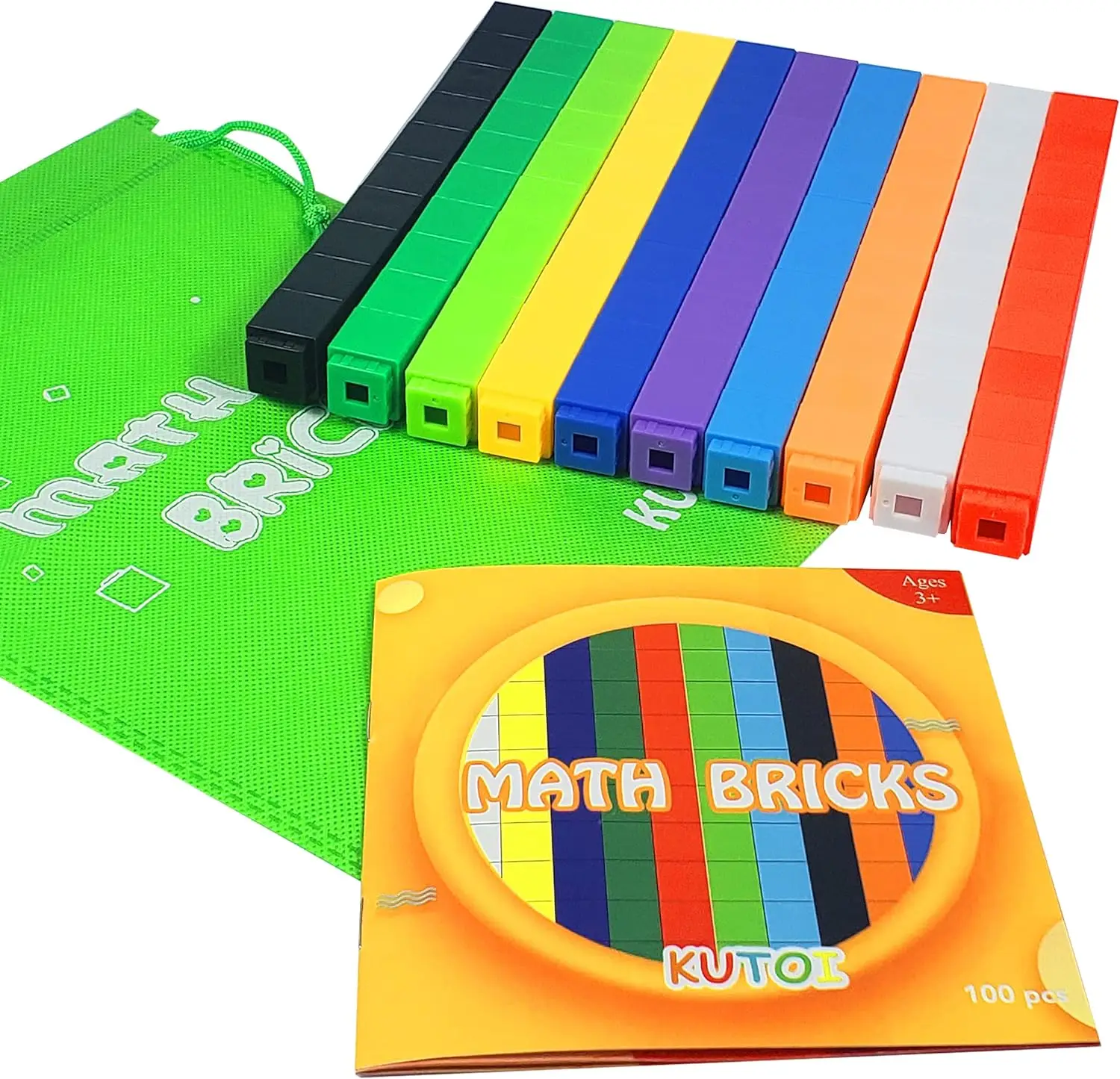 Mathe-Manipulative, Zählwürfel, pädagogische Zahlenblöcke, Klassenzimmer-Spielzeug, Lernmaterialien für den Kindergarten, Heimschulbedarf